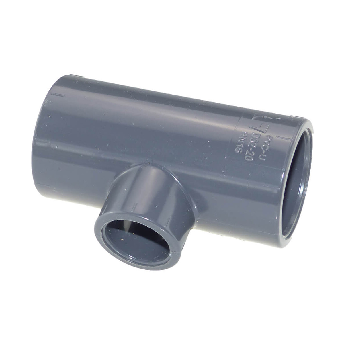 PVC T-Stück 90 Grad reduziert 32 mm x 20 mm