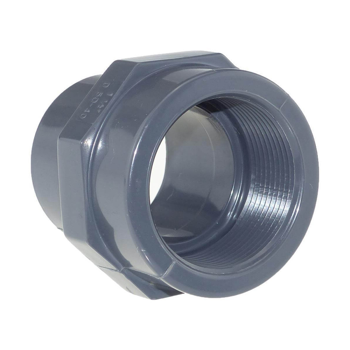 PVC Übergangsmuffe 25 / 20 mm x 3/4 Zoll