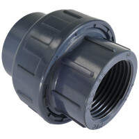 PVC Verschraubung Klebmuffe x Innengewinde 110 mm x 4...