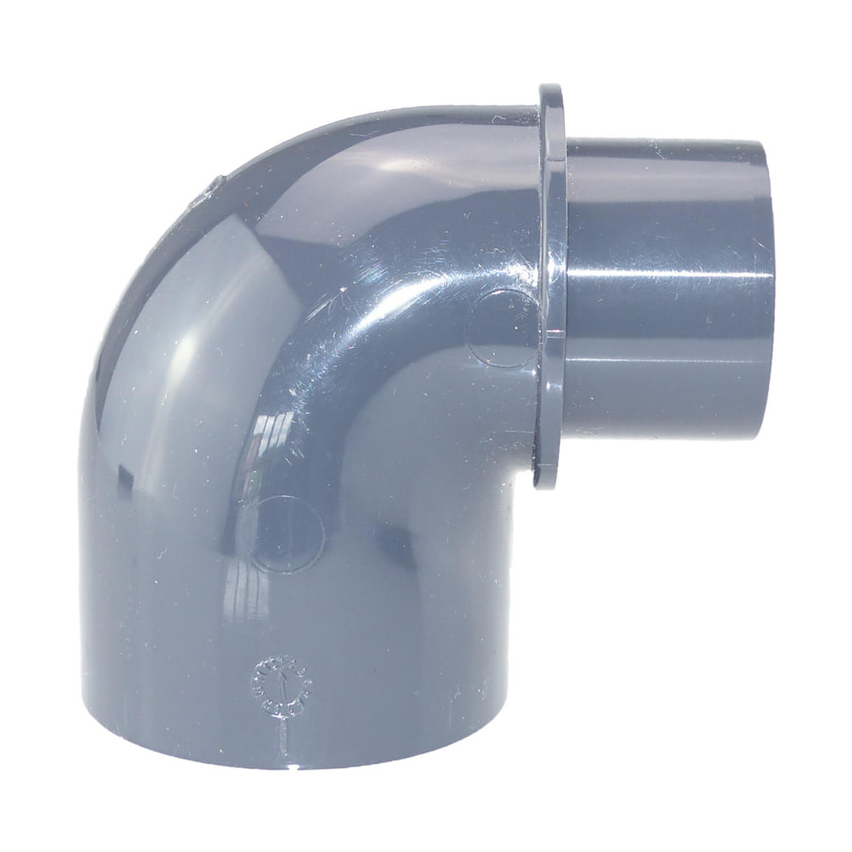 PVC Winkel 90° – 32 Mm Mit Klebemuffe Und Außengewinde 1 Zoll, 10 Bar