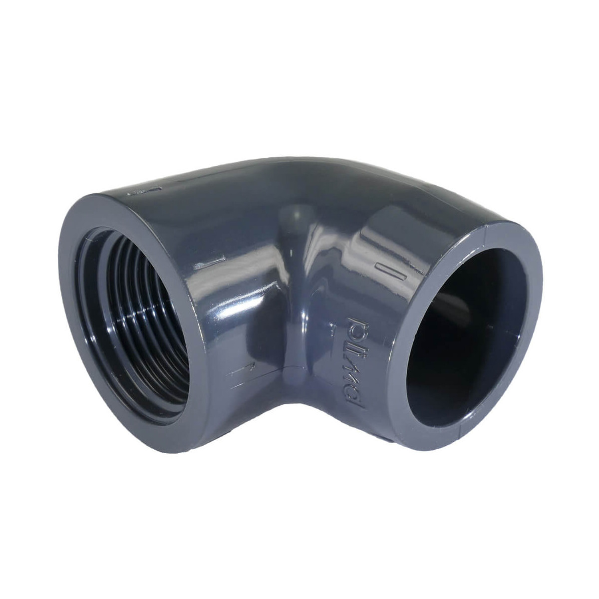 PVC Winkel 90 Grad Klebmuffe x IG 63 mm  box