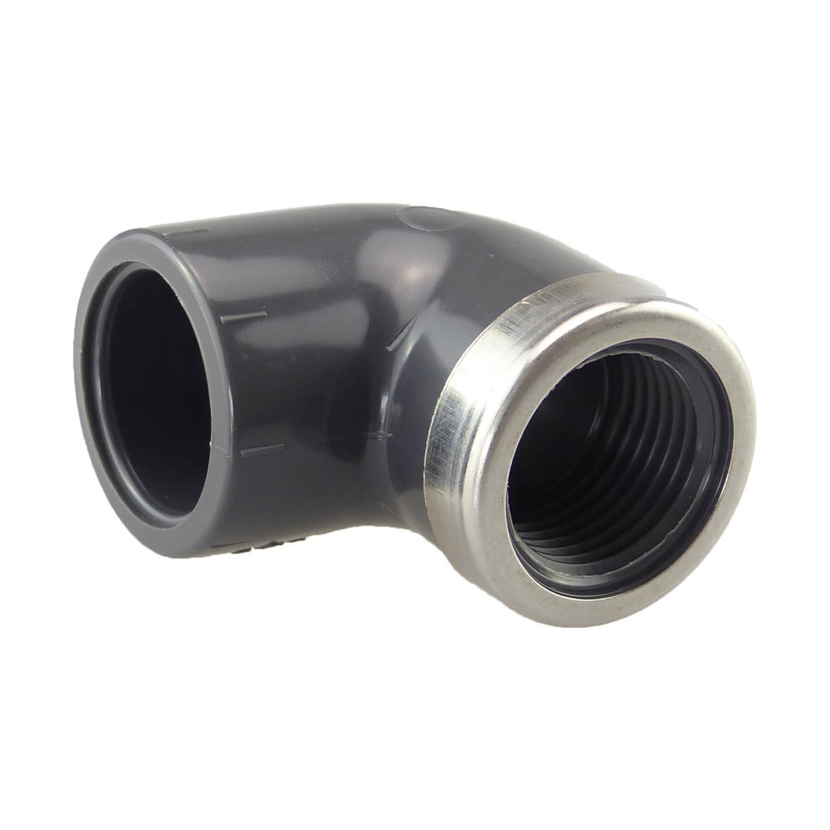 PVC Winkel 90 Grad Klebmuffe x IG VA 50  box