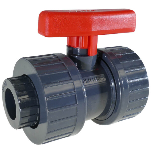 PVC-Kugelhahn 16 - 110 mm 2x Klebemuffe für PVC-Rohr - Pool, Teich und Industrie