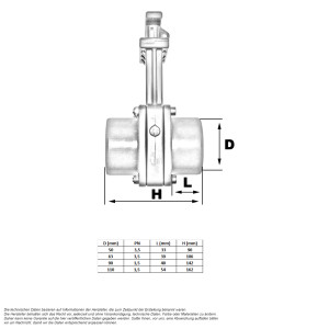 PVC Zugschieber Cepex