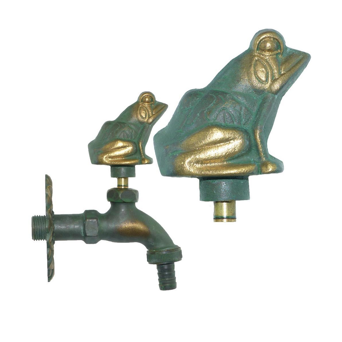 Nostalgie Auslaufventil 1/2 Zoll Frosch