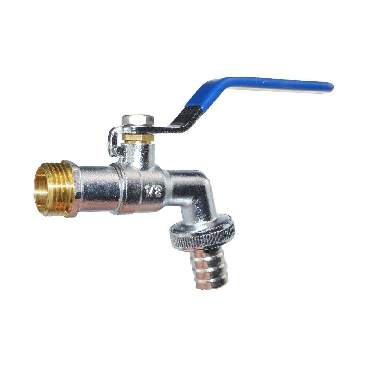 Auslaufhahn Messing 3/4 Zoll Für Regentonne - Kugelhahn Mit Langem Gewinde