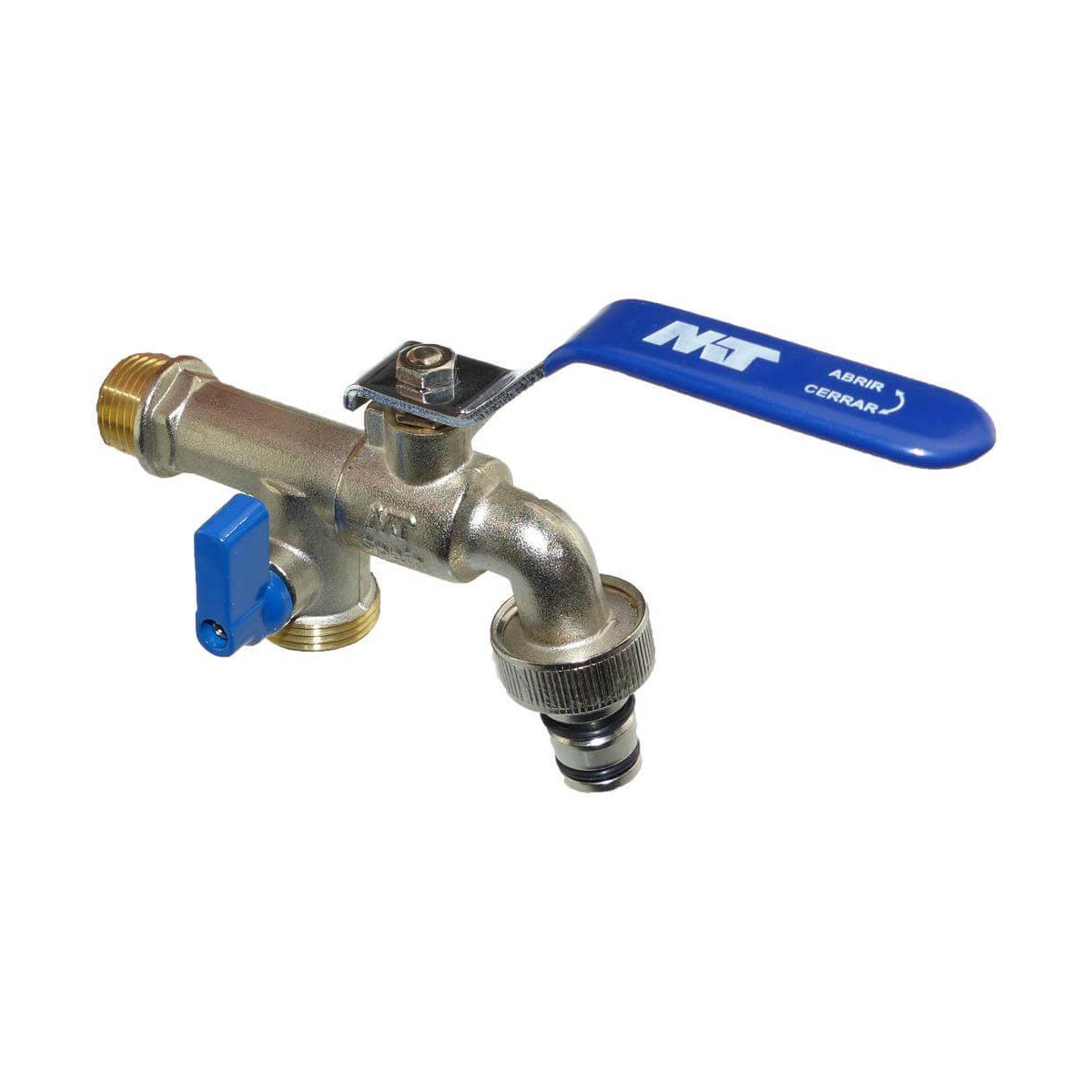 Messing Auslaufhahn 1/2 Zoll Dual