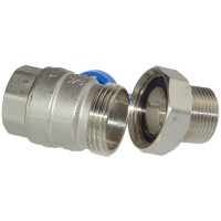 Messing Kugelhahn Verschraubung PN 25 3/4 Zoll