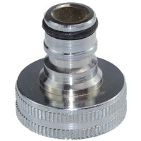 Messing Hahnanschluss 1 1/4 Zoll (Klick)