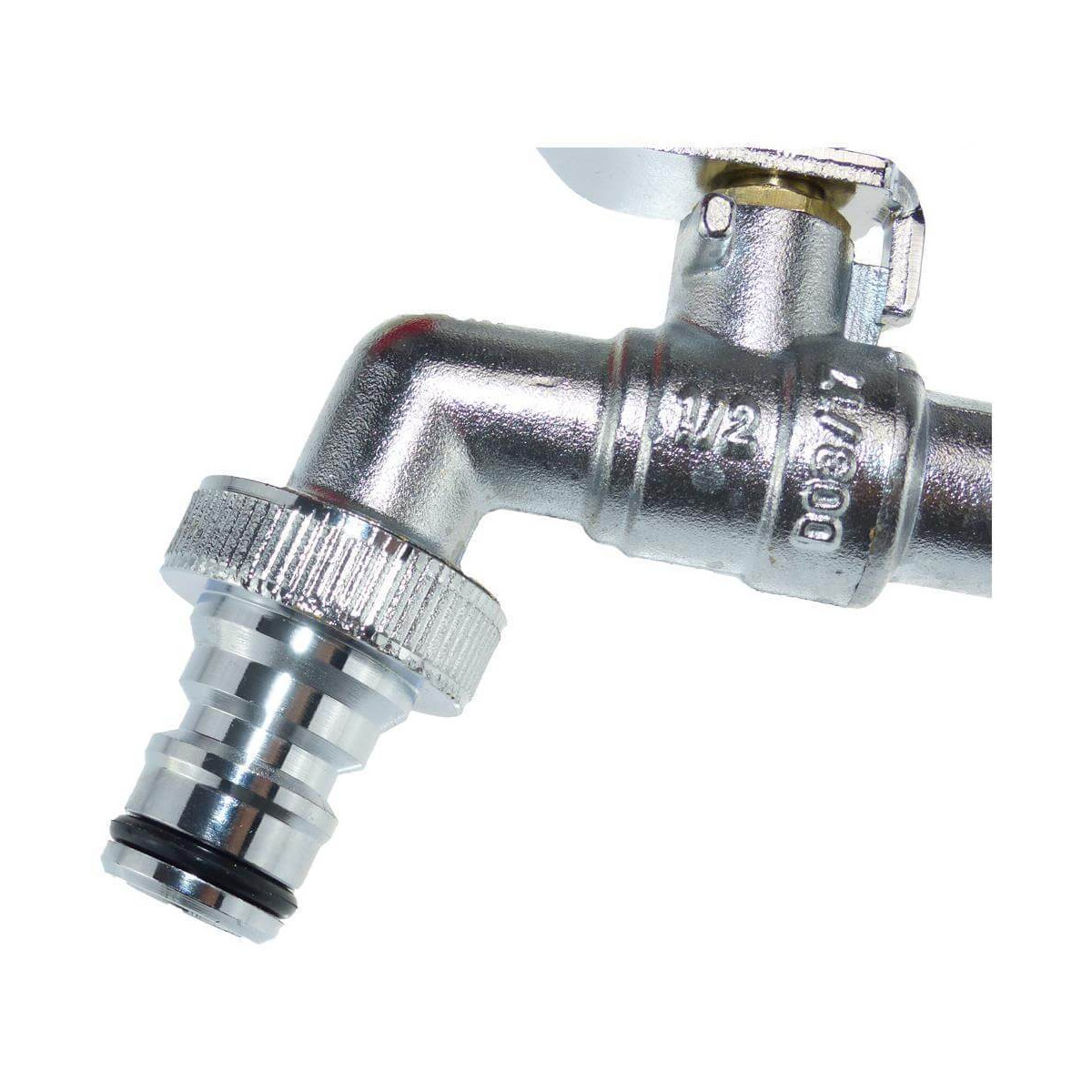 Messing Auslaufhahn 1 Zoll Klick