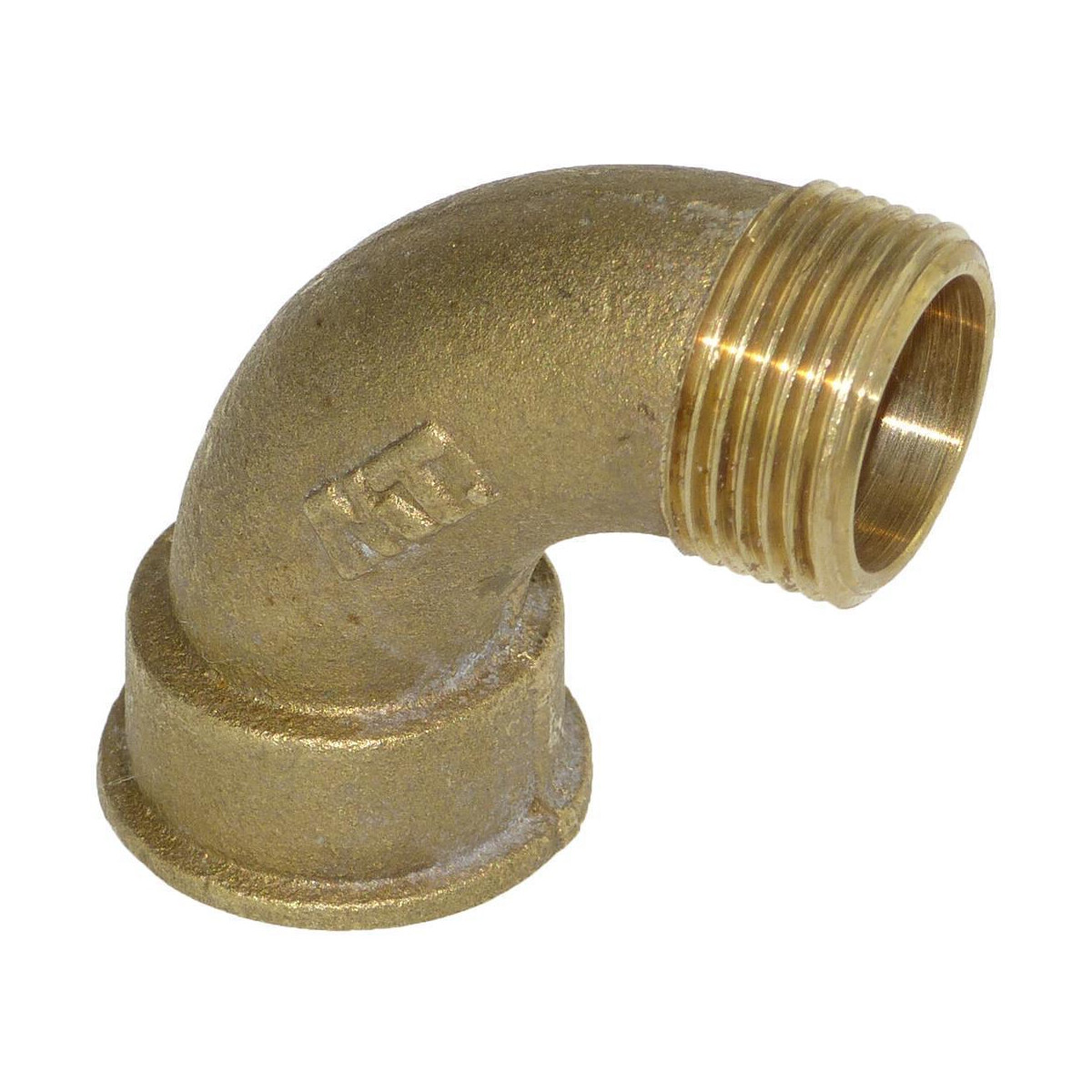 Messing Bogen Innen- x Aussengewinde