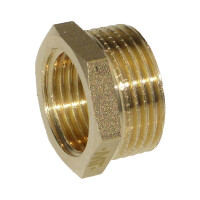 Messing Reduzierstück 2 x 1 1/4 Zoll