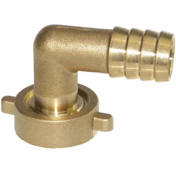QUARKZMAN Messing Schlauchstutzen Winkelverschraubung 1/4 Barbx1/4