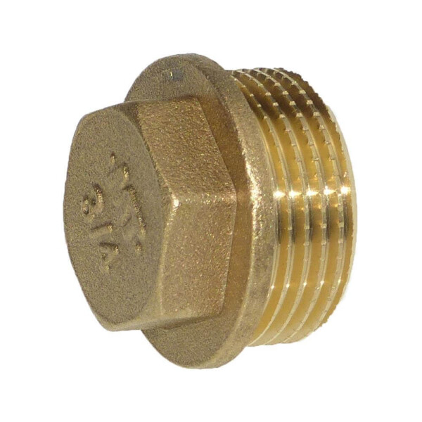 Aluminium Fitting Stopfen 1/2 NPT Verschluss Schraube Männlich